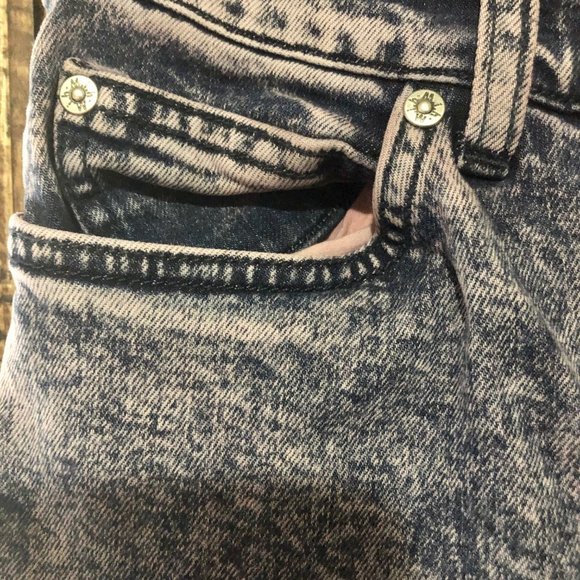 M.i.h. Marty Crop Flare Jeans Pink Acid Wash 29 - Picture 4 of 5